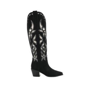 NEW BILLINI women's della suede western boot in black